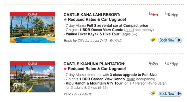 Castle Kaha Lani Resort / Castle Kiiahuna Plantation