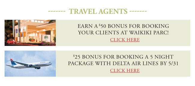 Travel Agents Booking Bonus