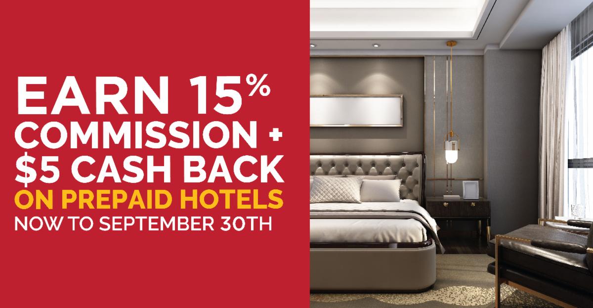 Special Offer for Travel Agents Earn 15 Commission + 5 Cashback